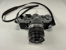 Olympus OM-1 35mm SLR Film Camera 50mm ZUIKO F/1.4 Lens Untested 