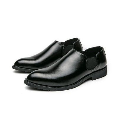 Low Top Casual Business Pointed Leather Shoes Driving Loafers Men's Dress Shoes