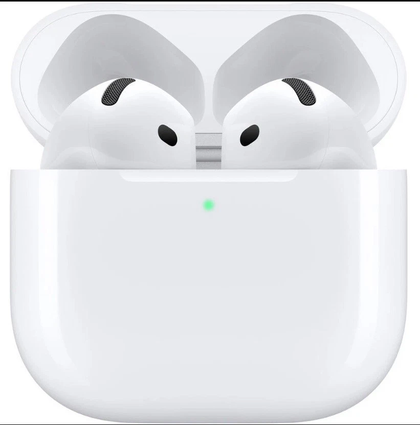 Apple AirPods 4 w Active Noise Cancellation & True Wireless White MXP93LL/A 2024 - Image 2 of 4