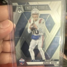 2025 Panini Mosaic Drake Maye New England Patriots Intl. Games #258