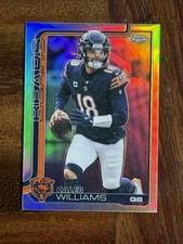 2025 Topps Chrome Jayden Daniels #295 Refractor Washington Commanders