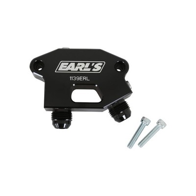 Earl's 7.3L Godzilla Oil Cooler Adapter - Dual -10 AN Male 1139ERL