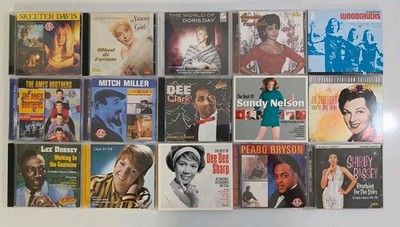 Lot of 15 Vocal Pop Oldies R&B Soul Funk CD's Sunny Nelson Doris Day Sunny Gale