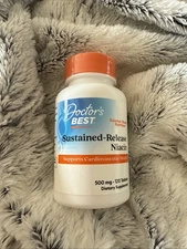 Doctor's Best Sustained Release Niacin with Niaxtend 500 mg 120 Tablets EXP 2027