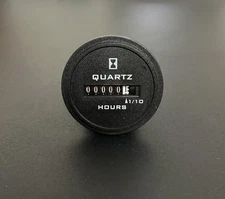 Trumeter Electromechanical Hour Meter 3.6mm 6-Digit Analog Round Flush Mount