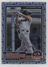 2023 Panini USA Baseball Stars & Stripes Prizm Max Clark Maxwell #42 0u7