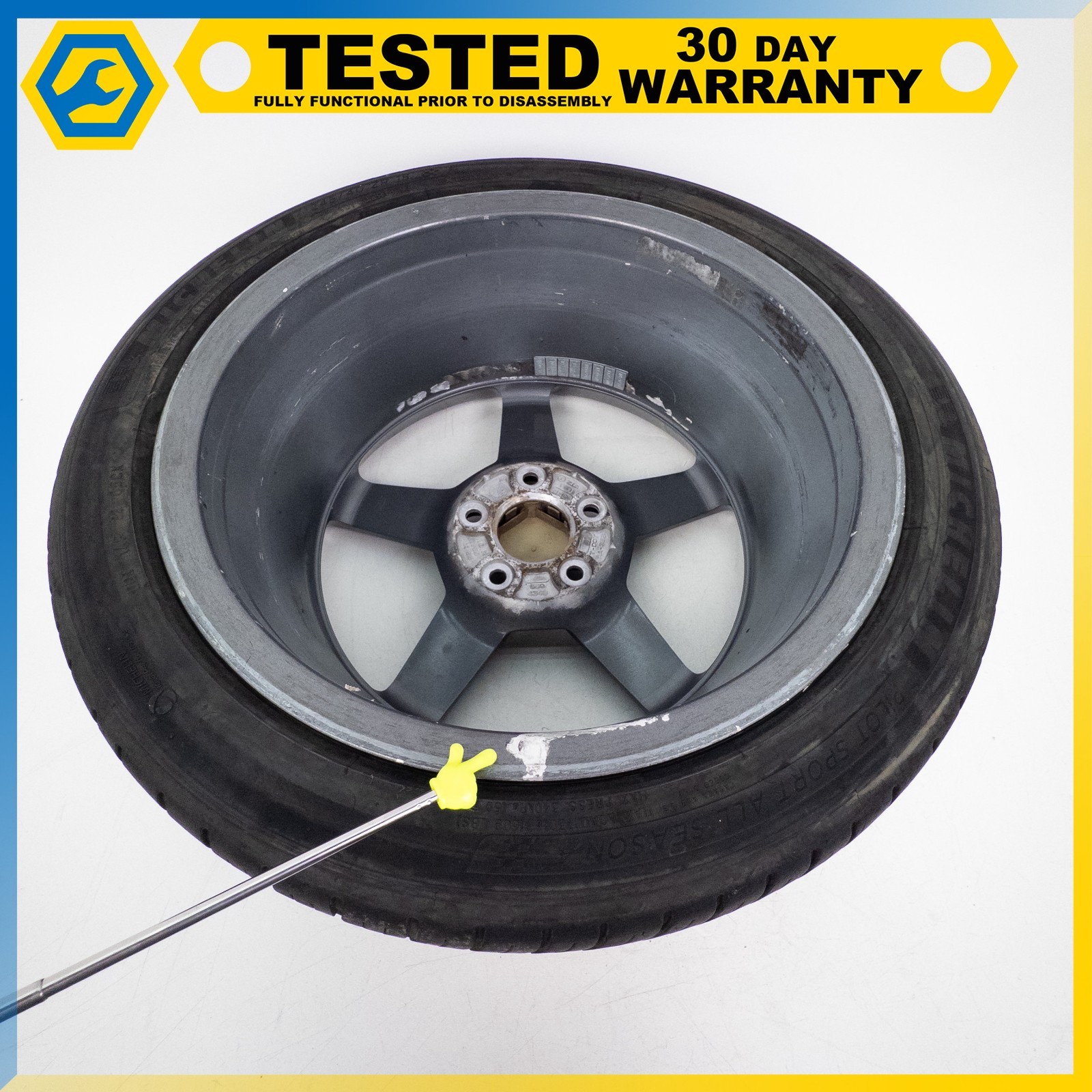 05-13 CHEVROLET CORVETTE C6 18x8.5/19x10 FRONT & REAR WHEEL RIM SET OEM