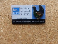 .RSPB  Pin Badge. FBFPFE. 27 Capercaillie
