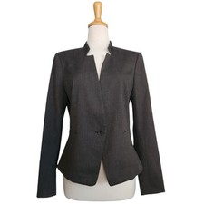 Ann Taylor Brown Blazer Women's Size 8 Career Preppy Business Casual