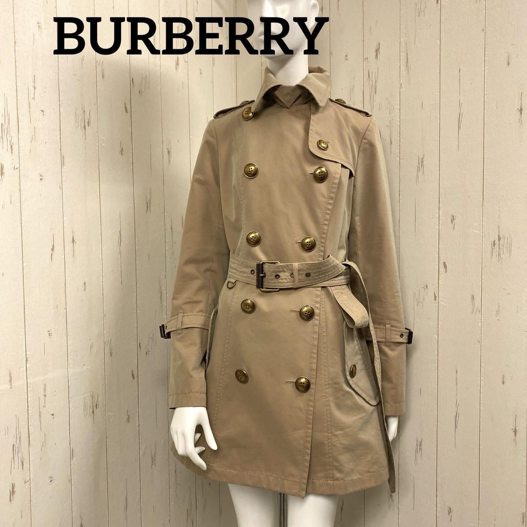 Burberry Trench Coat Gold Button Lining Check