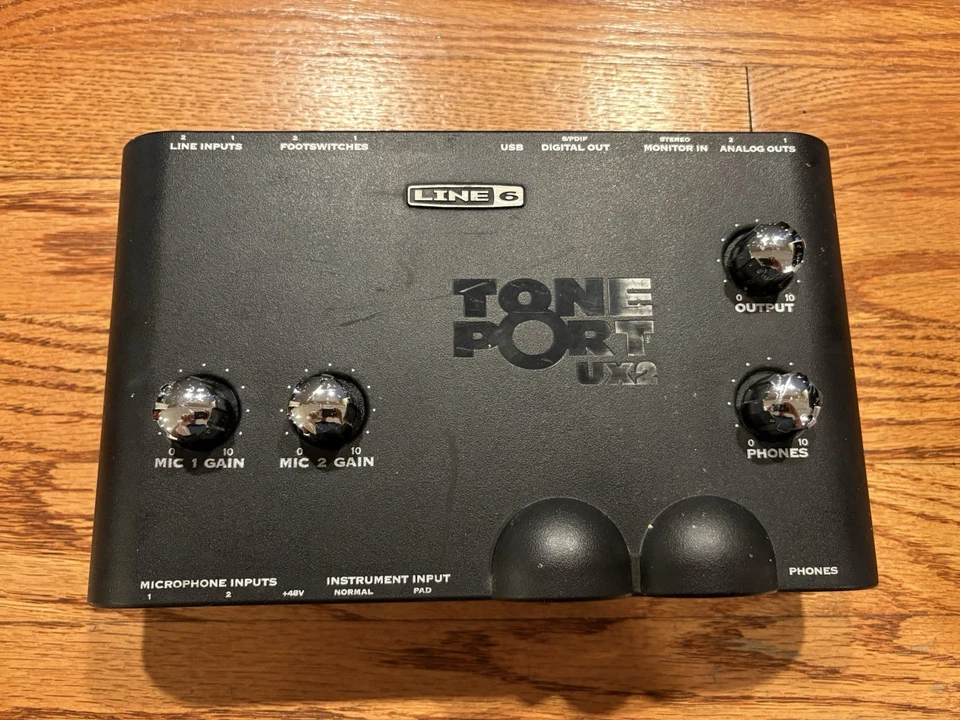 Line 6 Tone Port UX2 Digital Recording Audio Interface USB - Image 3 of 4