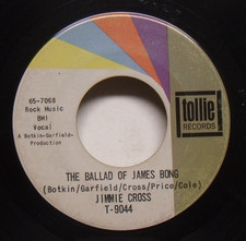 Jimmie Cross - The Ballad Of James Bong - 1965 Novelty 45 on Tollie