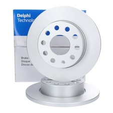 2 Delphi Bremsscheiben hinten 234mm für Hyundai I10