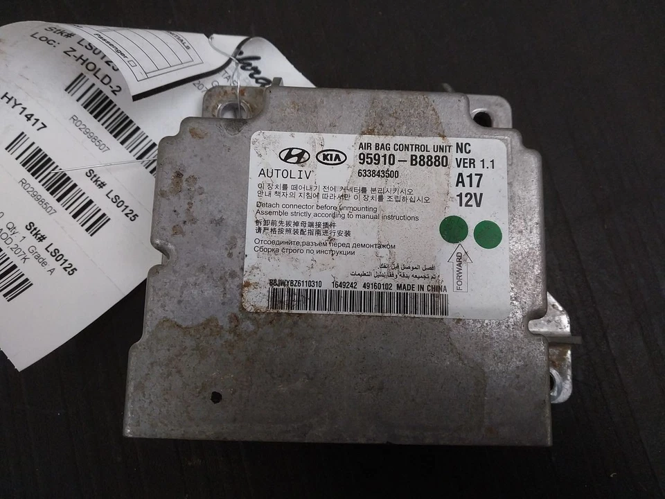 Hyundai Santa Fe 2017 módulo de control ABag chasis ECM 2998507 Foto 2 de 4