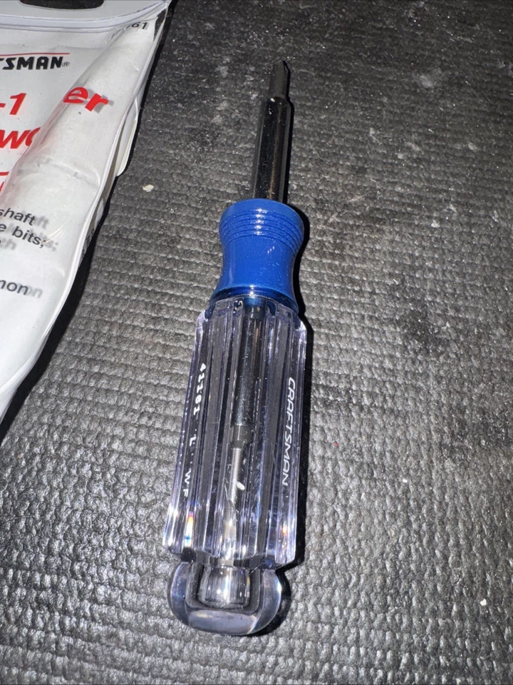 NOS Sears Craftsman USA 6 In 1 Screwdriver Rare - 41161 Slotted/Phillips - Image 4 of 4