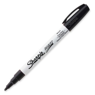 - Fine Point Paint Marker [Set of 3], Black, Permanent, Quick drying