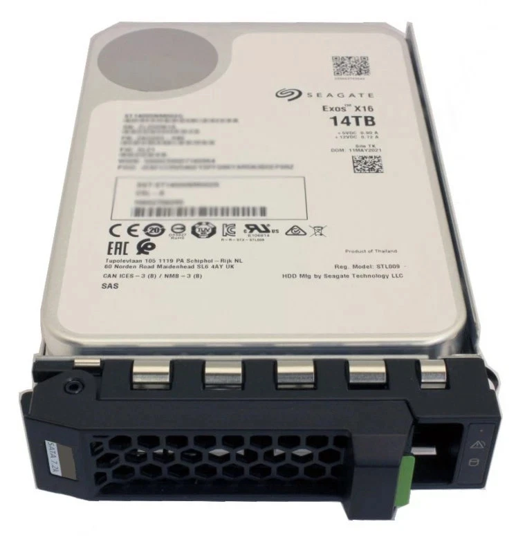 NEW Fujitsu 14TB 7.2K SATA 6G 512E 3.5" HotPlug Hard Drive HDD S26361-F3904-L140 - Image 2 of 4