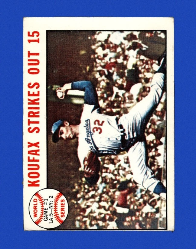 1964 Topps Set-Break #136 World Series Game 1 LOW GRADE (crease) *GMCARDS*