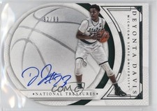 2016 National Treasures Collegiate Basketball /99 Deyonta Davis Rookie Auto RC