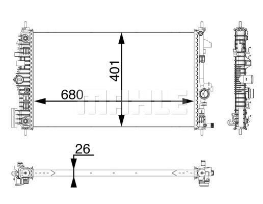Mahle KüHler, MotorküHlung CR 927 000P-image