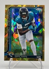 DYAMI BROWN 2025 TOPPS CHROME SAPPHIRE GOLD /50 #136 JAGUARS Q6633