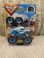 Monster Jam Megalodon Mechanix scale 1:43 Built and Re-Built  Truck Spin Master