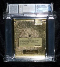 1987 NES Legend of Zelda 5 Screw Gold Nintendo Cart Graded WATA 8.5 FIRST PRINT