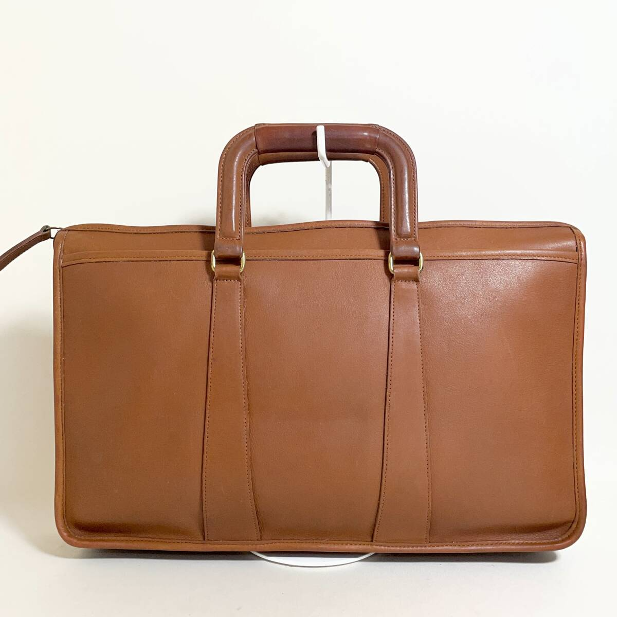 Coach Briefcase 5282 Brown Vintage Leather Business Bag Authentic
