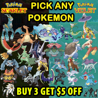 New Pokemon Release The Indigo Disk DLC  Shiny  Scarlet & Violet Custom Any 6IV