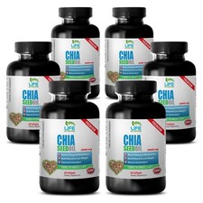 Chia Seeds Fatty Acids - Chia Seed Oil 2000mg - Extreme Weight Loss Pills 6B