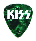 KISS Promotional Green Pearl Guitar Pick - 2019