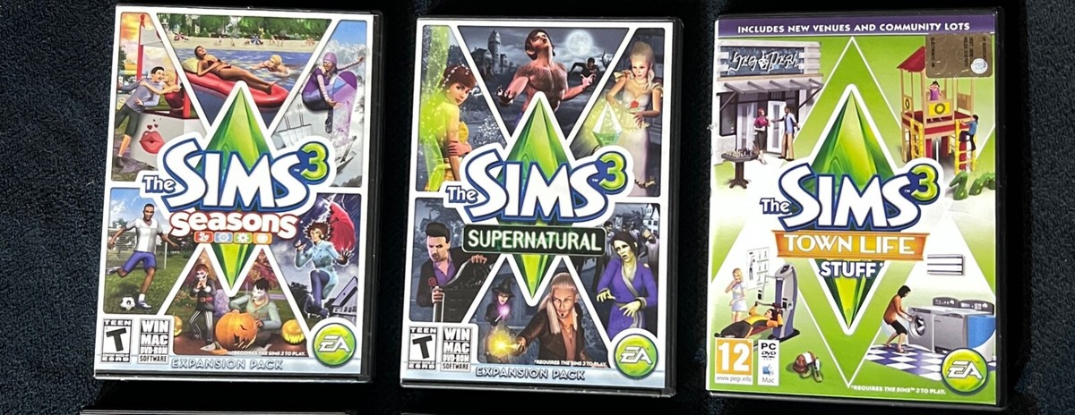 The Sims 3 with 5 Expansion Packs & 3 Stuff Packs: Total Lot
