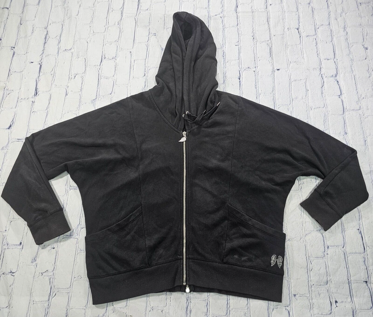 シゲ　1104545 Victoria's Secret Supermodel Essentials WOMENS SIZE M Black Zip