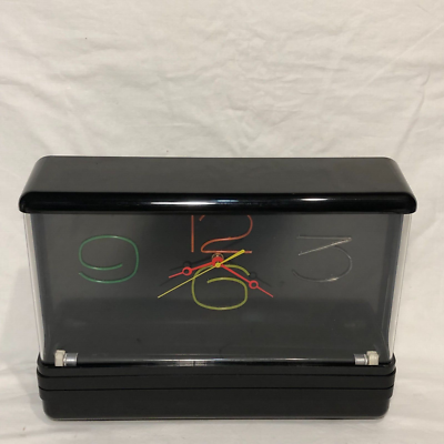 Vintage 80s 1980s Nuon Klock Blacklight Clock With Original Box | eBay