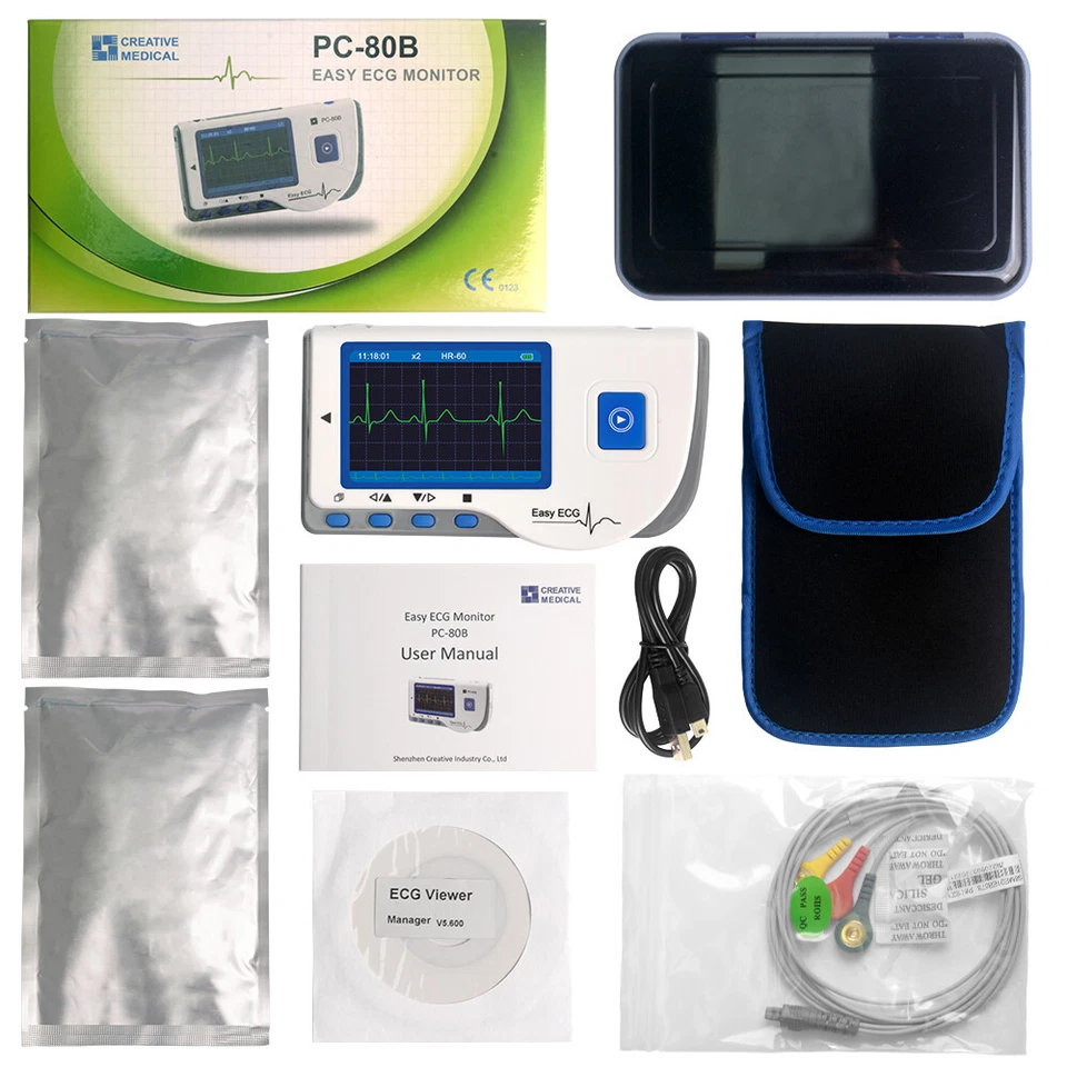 Monitor de ECG cardíaco doméstico PC-80B medición continua Foto 2 de 4