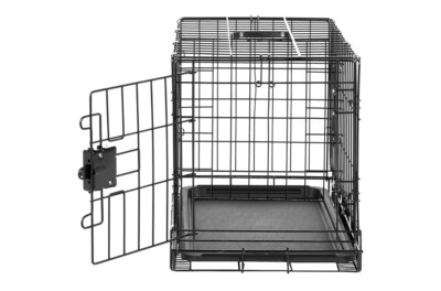 Amazon Dog Crate Cage Foldable Metal Crate With Tray Single Door
