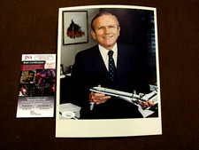FRANK BORMAN APOLLO 8 NASA ASTRONAUT GEMINI SIGNED AUTO COLOR 8 X 10 PHOTO JSA  
