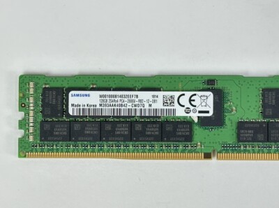 Samsung 1x 128GB 2S4Rx4 PC4-2666V-R ECC RDIMM DDR4 RAM Memory