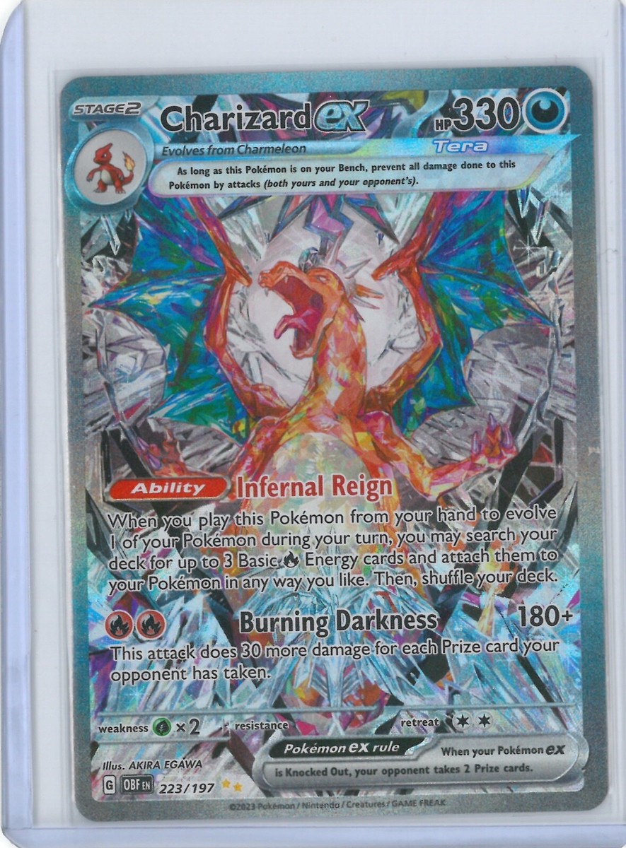 Charizard EX Alt Art/Obsidian Flames 223/197 Near Mint (Ungraded