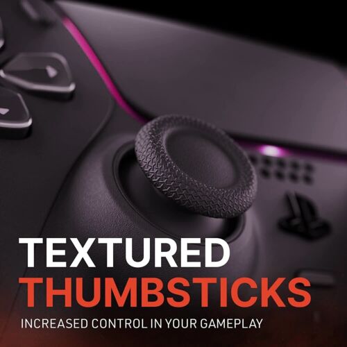 Black/Red Smart Rapid Fire Custom Modded Controller compatible with PS5 FPS - Picture 6 of 7
