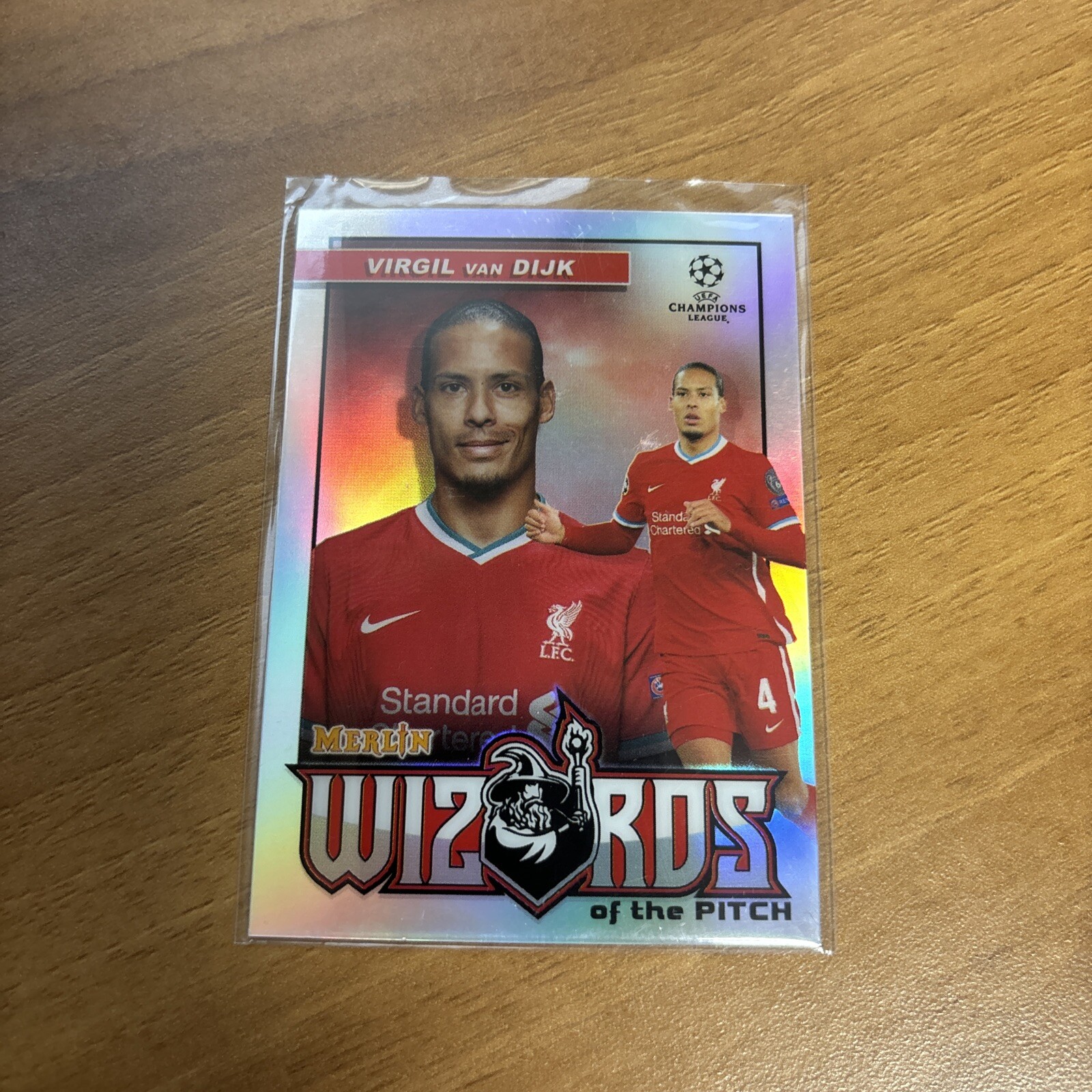 2020-21 Topps Chrome Merlin Collection UCL Wizards Of The Pitch Virgil Van Dijk