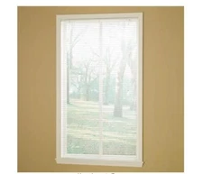 Hampton Bay White Room Darkening 1"  Aluminum Mini Blind 32.50 in. W x 48 in. L