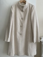 Gerry Weber Wool Coat Oat Size 14