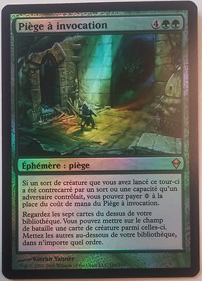 Piège à Invocation PREMIUM / FOIL VF - French Summoning Trap - Magic ...
