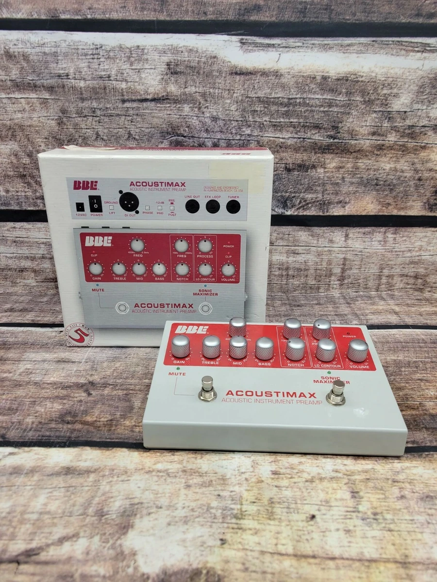 BBE ACOUSTIMAX ACOUSTIC PREAMP | eBay