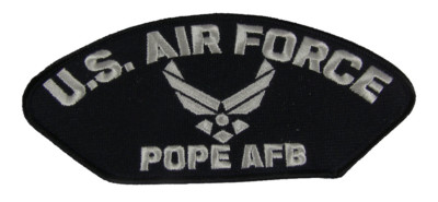 US AIR FORCE POPE AFB w/ HAP ARNOLD PATCH - Veteran Owned Business