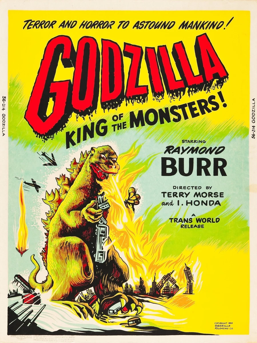 NEW Godzilla King of the Monsters Movie Poster Canvas FREE