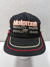 Vintage Ford Motorcraft Quality Parts For Quality Cars 3 Stripe Trucker Hat USA