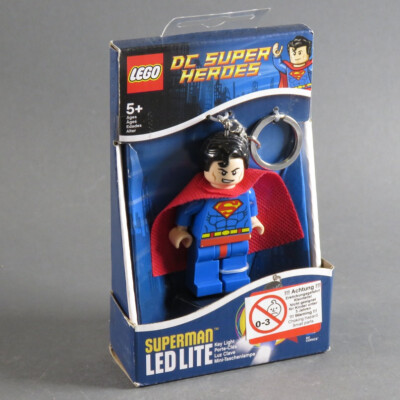 LEGO  DC Marvel Super Heroes  LED Key Light Schlüsselanhänger Figur Superman
