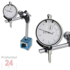 Magnet Messstativ mit Meßuhr Messuhr 10 / 0,01 mm NEU Set